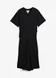Robe en jersey crêpe texturé, bonprix