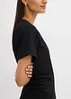 Robe en jersey crêpe texturé, bonprix