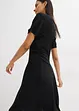 Robe en jersey crêpe texturé, bonprix