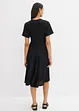 Robe en jersey crêpe texturé, bonprix