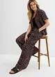 Pantalon palazzo en gaze de coton, bonprix