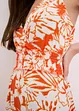 Robe imprimée en viscose à fines bretelles, bonprix
