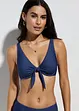 Haut de bikini à armatures, aspect jean, bonprix