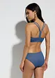 Bikini brassière (ens. 2 pces) aspect jean, bonprix