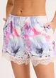 Lot de 2 shorts de pyjama en coton et viscose, bonprix