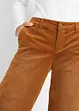 Pantalon large en velours côtelé extensible, bonprix
