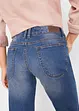 Jean Straight taille mi-haute, extensible, bonprix