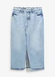 Jupe midi en jean, bonprix