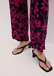 Pantalon large et imprimé en viscose fluide, bonprix