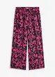 Pantalon large et imprimé en viscose fluide, bonprix