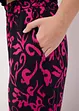 Pantalon large et imprimé en viscose fluide, bonprix