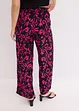 Pantalon large et imprimé en viscose fluide, bonprix