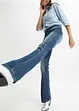 Jean évasé, taille basse, extensible, bonprix