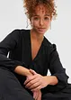 Blouse en satin style portefeuille, bonprix