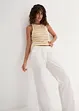 Pantalon large en lin mélangé, bonprix