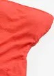 Maillot 1 pièce texturé à bretelles transparentes, bonprix