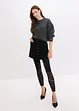 Legging avec bordures confort et broderie anglaise 80den, bonprix