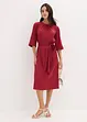 Robe midi en satin brillant, bonprix
