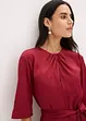 Robe midi en satin brillant, bonprix