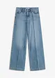 Jean large taille mi-haute, longueur sol, peu extensible, bonprix