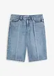Bermuda en jean taille mi-haute, peu extensible, bonprix