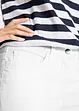 Pantalon droit et extensible, taille mi-haute, bonprix