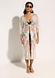Kimono de plage transparent avec dentelle, bonprix