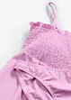 Tankini bandeau smocké (ens. 2 pces), bonprix