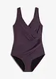 Maillot 1 pièce sculptant, maintien modéré, style portefeuille, bonprix