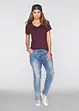 T-shirt en coton et viscose, bonprix