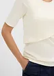 Lot de 2 T-shirts de grossesse et d’allaitement 100% coton, bonprix