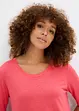 T-shirt long en viscose douce, bonprix