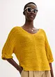 Pull en maille ajourée, bonprix