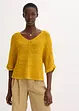Pull en maille ajourée, bonprix