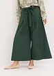 Pantalon en popeline de coton et ceinture (ens. 2 pces), bonprix