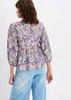 Blouse en jersey avec laçage, bonprix