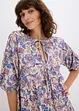 Robe en jersey avec lien à nouer à l’encolure, bonprix