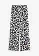 Pantalon palazzo en tissu texturé, bonprix