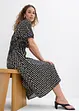 Robe midi en viscose douce, bonprix