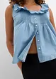 Top en jean de coton, bonprix