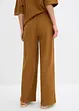 Pantalon 100% coton texturé, bonprix