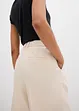 Bermuda à pinces en viscose mélangé, bonprix