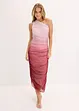 Robe col asymétrique en mesh, doublée, bonprix