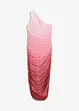 Robe col asymétrique en mesh, doublée, bonprix