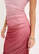 Robe col asymétrique en mesh, doublée, bonprix