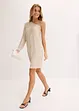 Robe plissée courte, bonprix