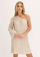 Robe plissée courte, bonprix