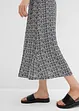 Jupe longue en crépon de viscose, bonprix