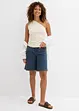 Bermuda en jean, taille mi-haute, bonprix
