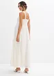 Robe de mariée de grossesse avec dentelle, satin et crêpe georgette, bonprix